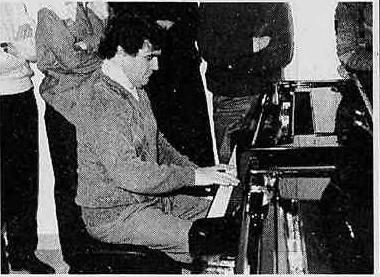 Playing and conducting at the Teatro Comunale, Alessandria, March 1996