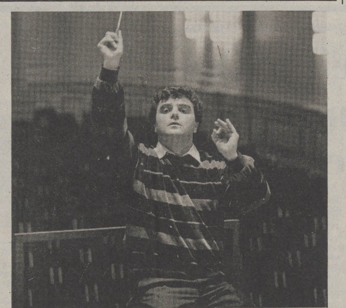 Avant ses débuts avec le Philharmonique de Rotterdam, Heerlen, juin 1986