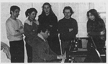 Teaching at the Scuola Musicale di Saluzzo, 1997